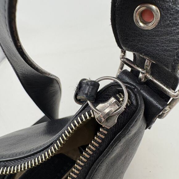 Vintage Coach Legacy Slim Duffel Smooth Leather Bag Purse 9326 Black DIY Zipper - Picture 10 of 11